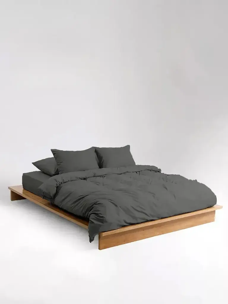 Комплект постільної білизни Good-Dream Сатин Grey King Size сірий (GDSGBS220240) - фото 2