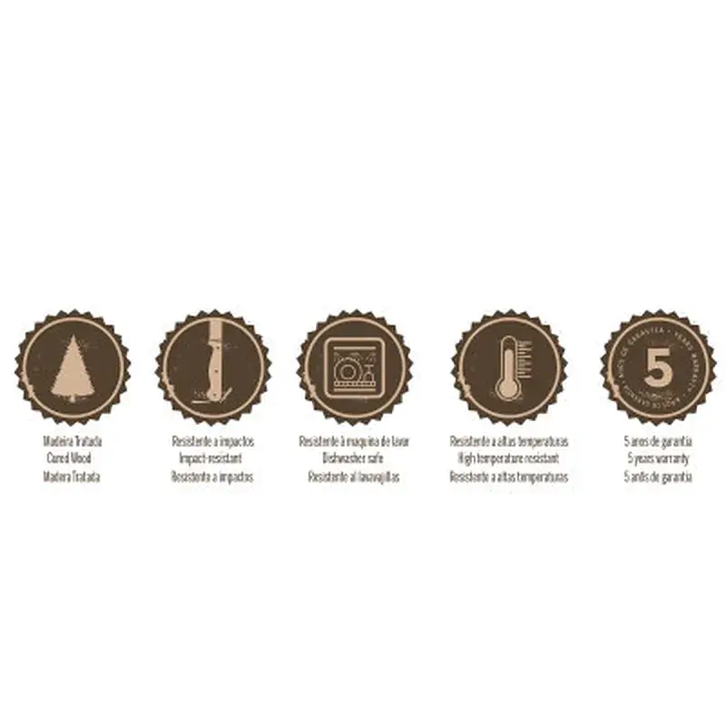 Набір столових приборів Tramontina Barbecue Polywood 12 предм Jumbo (21199/996) - фото 6