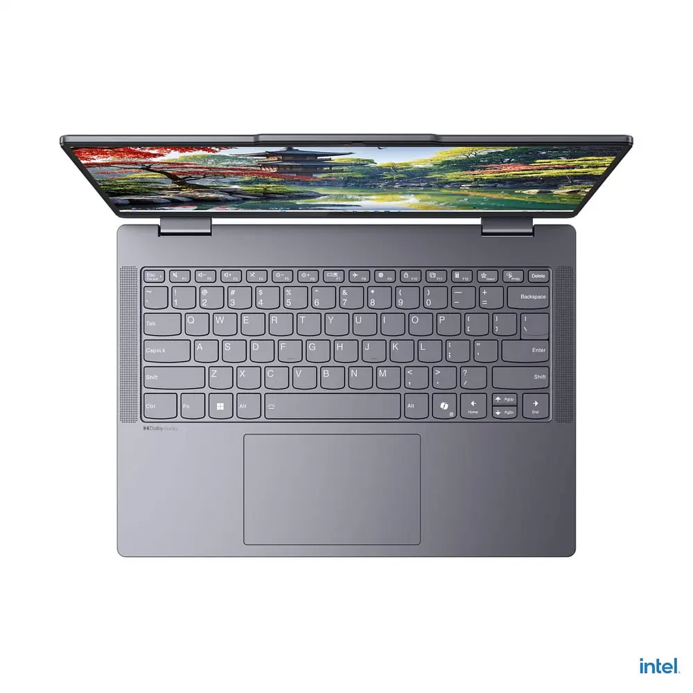 Ноутбук 2в1 Lenovo IdeaPad 5 14IAL10 Intel Core Ultra 7 255H 24M Cache, до 5, 10 ГГц 14 WUXGA OLED Touch, 24GB LPDDR5X, 1TB SSD, Intel Arc 140T, Серый - фото 15