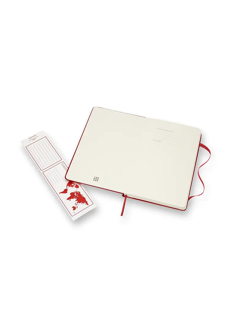 Записник Moleskine Classic середній, Клітинка Червоний (QP061F2) - фото 3