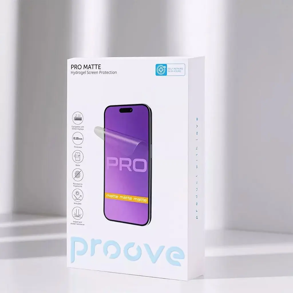 Гідрогелева захисна плівка Proove Hydrogel Screen Protective PRO Size S Matte (GGPR21801150) [61196] - фото 4