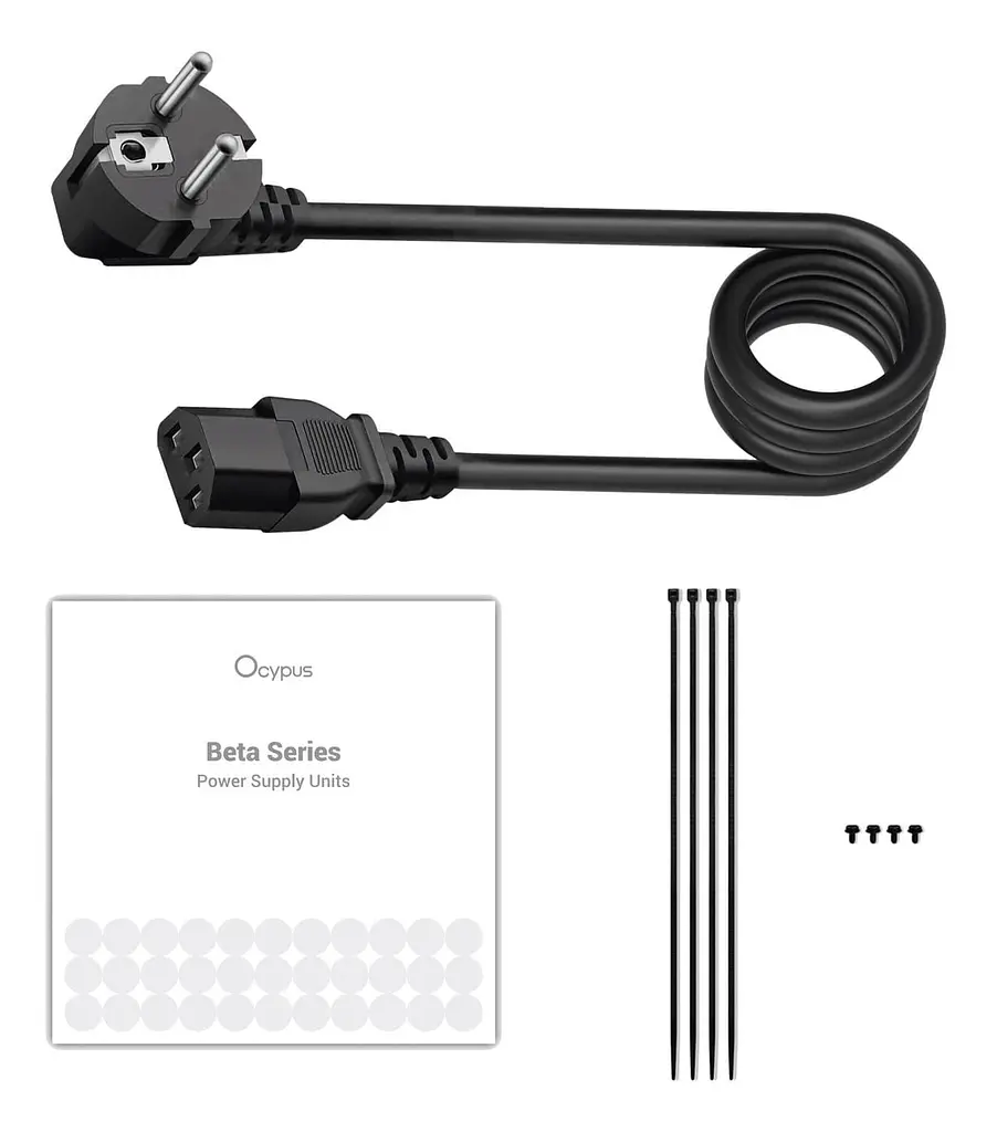 Блок живлення Ocypus BETA P500 500W (BETA-P500-N1HDBK024X-EU) Black - фото 6
