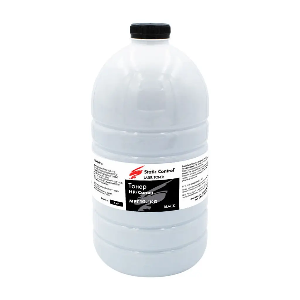 Тонер HP/Canon MPT10 1кг Static Control (MPT10-1KG)
