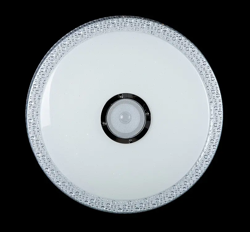 Люстра стельова LED Splendid Ray LY6121/40Wx2, 80W, білий, сучасний стиль, з пультом, Bluetooth, діаметр 50 см - фото 2