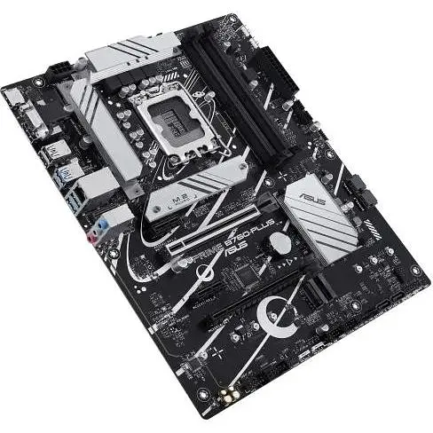 Материнська плата Asus Prime LGA1700, B760-PLUS, B760, 4xDDR5, Int.Video(CPU), 4xSATA3, 3xM.2, 1xPCI-E 16x 5.0, 1xPCI-E 16x 4.0, 2xPCI-E 1x 3.0, 1xM.2 (Key E), Realtek 7.1, Realtek 2.5Gb, 6xUSB3.2/4xUSB2.0, VGA/HDMI/DP, ATX - фото 4