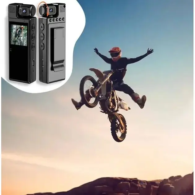 Видеокамера Dometic нагрудная Wi-Fi аккумуляторная боди камера с дисплеем 1.3 дюйма регистратор с фиксацией клипсой UKC L9 - фото 6