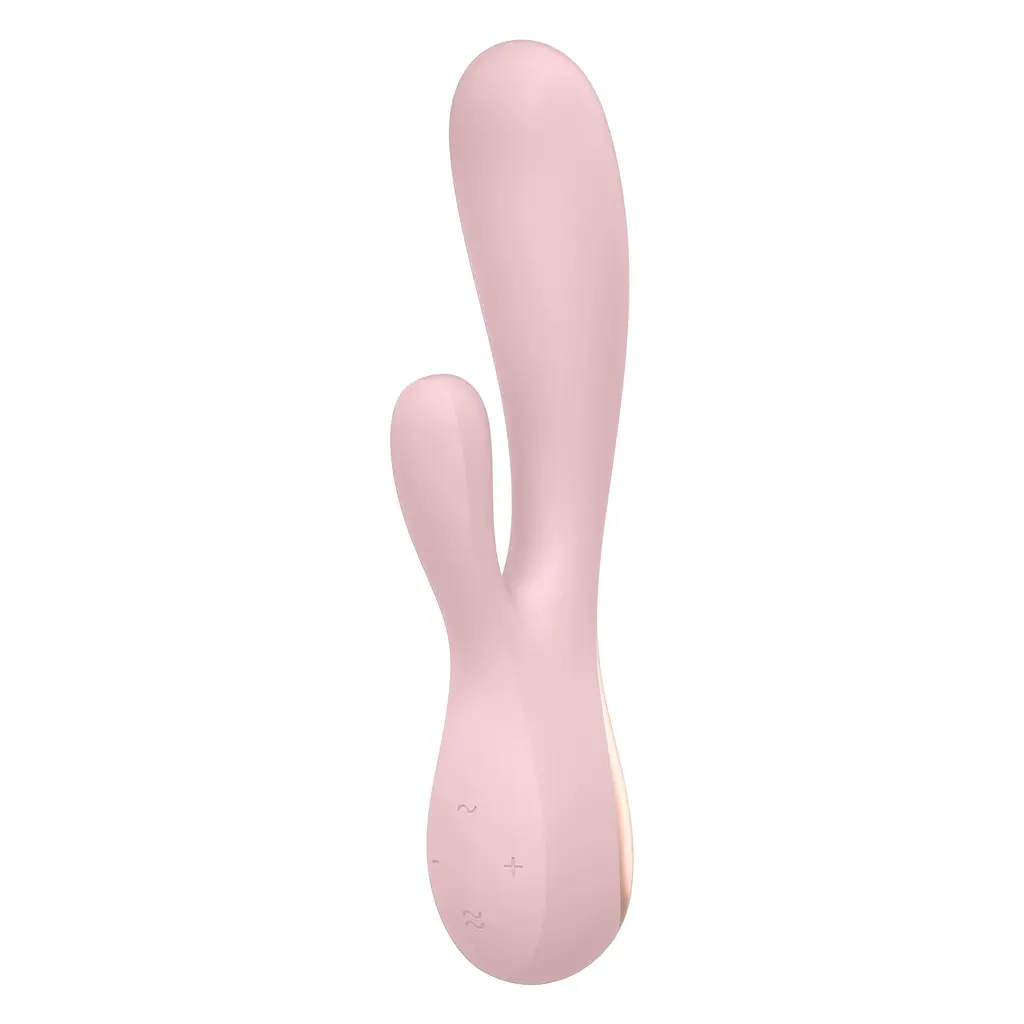 Смарт вібратор-кролик Satisfyer Mono Flex Mauve, 2 мотори, керування через інтернет - фото 2