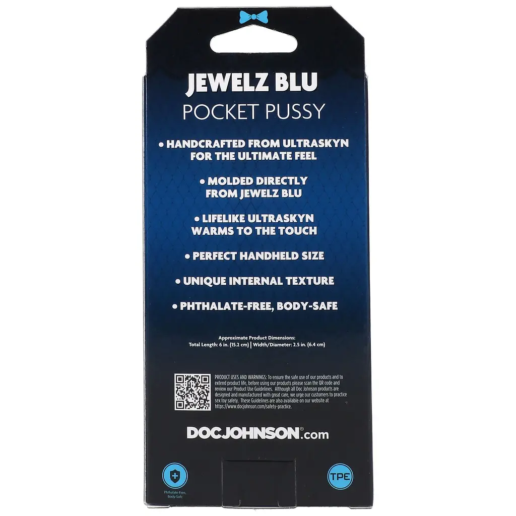 Мастурбатор вагіна Doc Johnson Jewelz Blu - фото 7