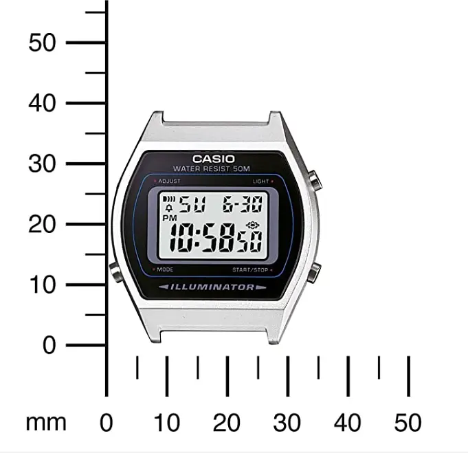 Годинники наручні чоловічі класичні сталеві електронні оригінал Casio Collection B640WD-1AVEF - фото 3