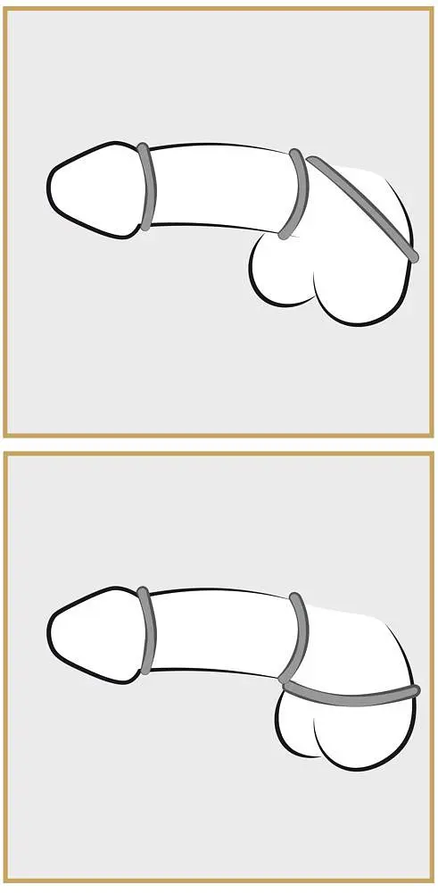 Набір ерекційних кілець You2Toys Metallic Cock Ring Set 3 шт. сріблястий - фото 18