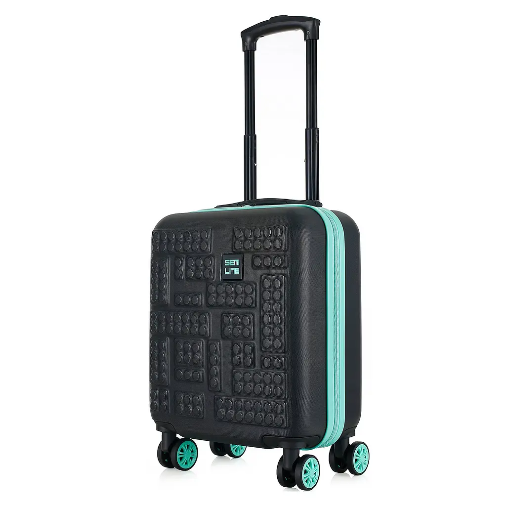 Валіза міні дитяча Semi Line 16 дюймів (XS) ABS-Plastic Black/Blue (T5889-1) - фото 11