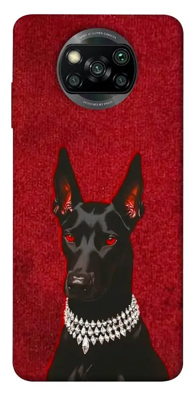 TPU чохол Demsky Premium doberman для Xiaomi Poco X3 NFC / Poco X3 Pro