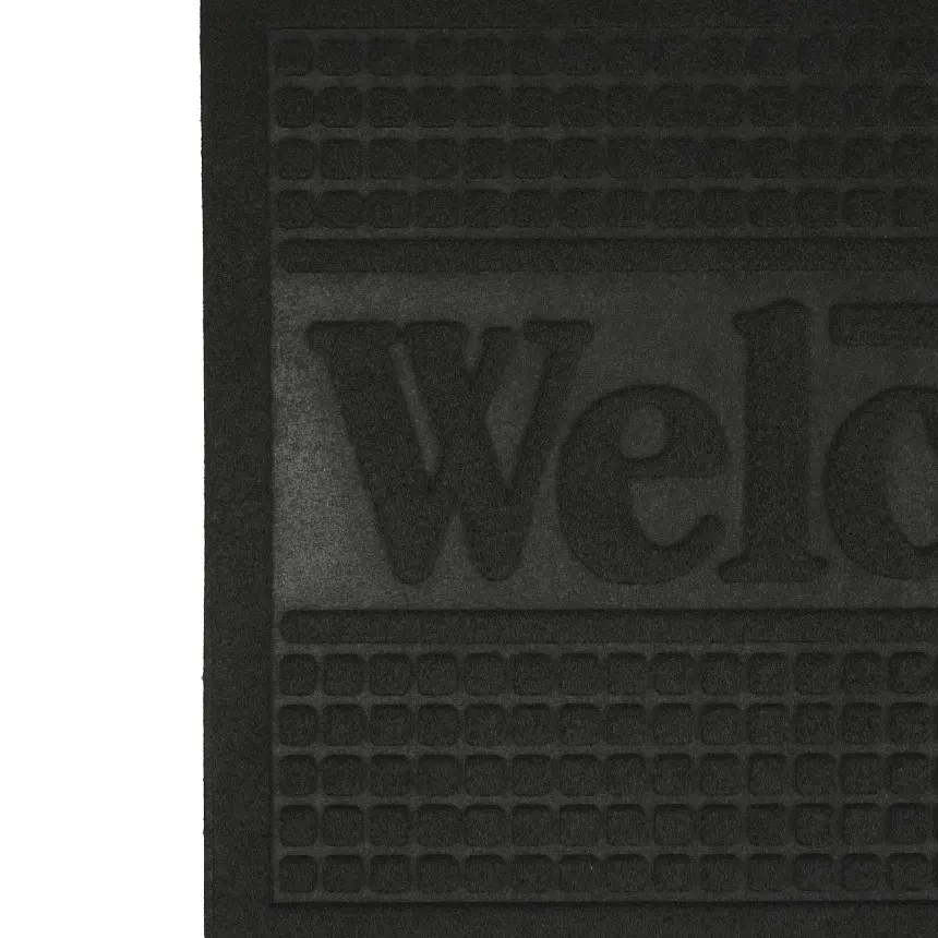 Килимок придверний Eco Fabric Welcome без кромки чорний 40 х 60 см (4060-014) - фото 6
