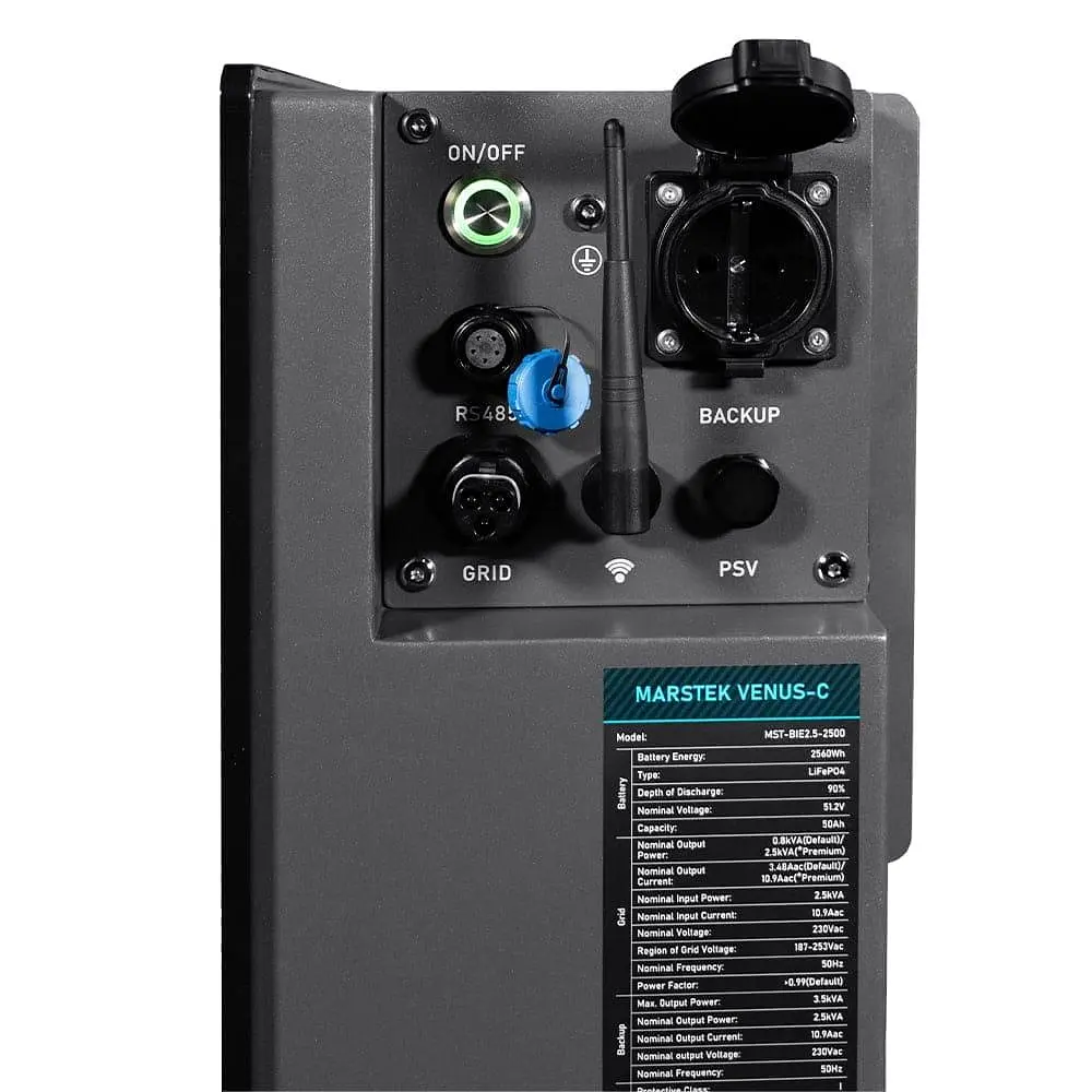 Система энергонезависимости Marstek Venus C. 2.5 кВт / 2.56 кВт/год / LifePO4 (42-00304) - фото 7