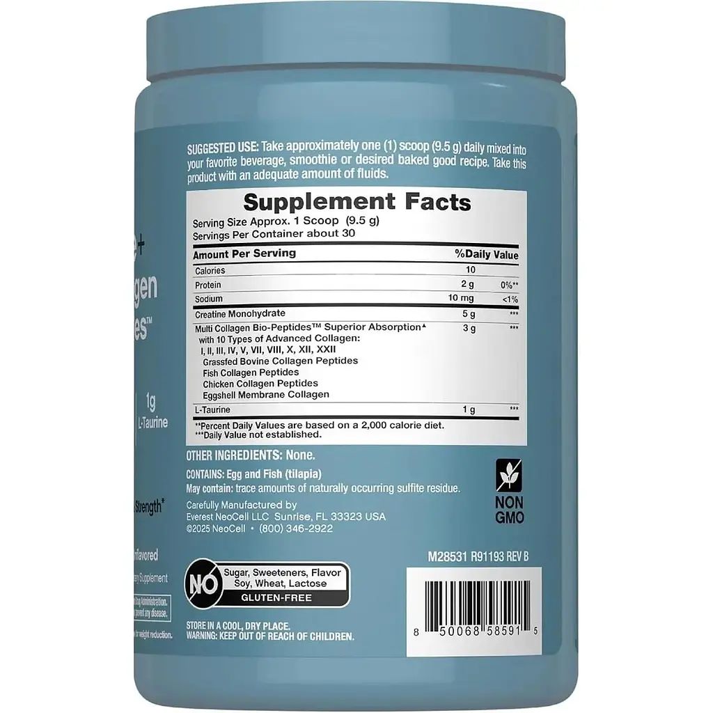 Креатин та мультиколаген Neocell Creatine + Multi Collagen 285 г - фото 2
