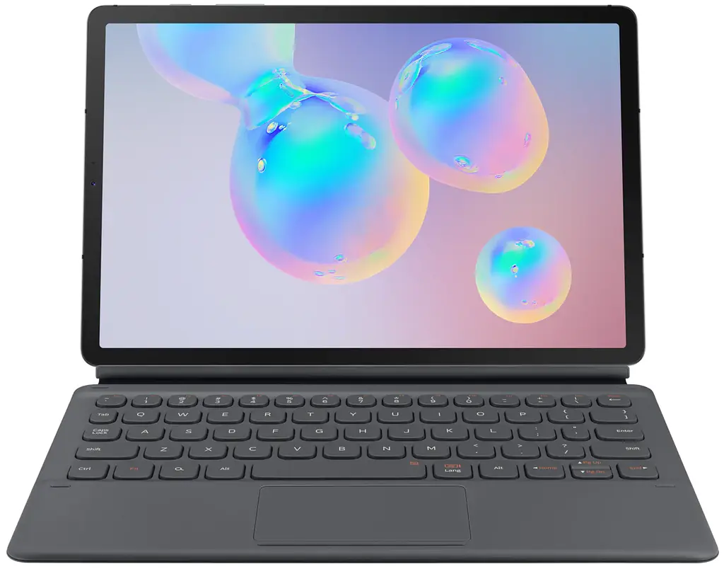 Чохол-клавіатура Samsung Book Cover Keyboard для Galaxy Tab S6 10.5 (T860/T865/T866) Gray ENG/UKR (EF-DT860BJRGRU) - фото 4
