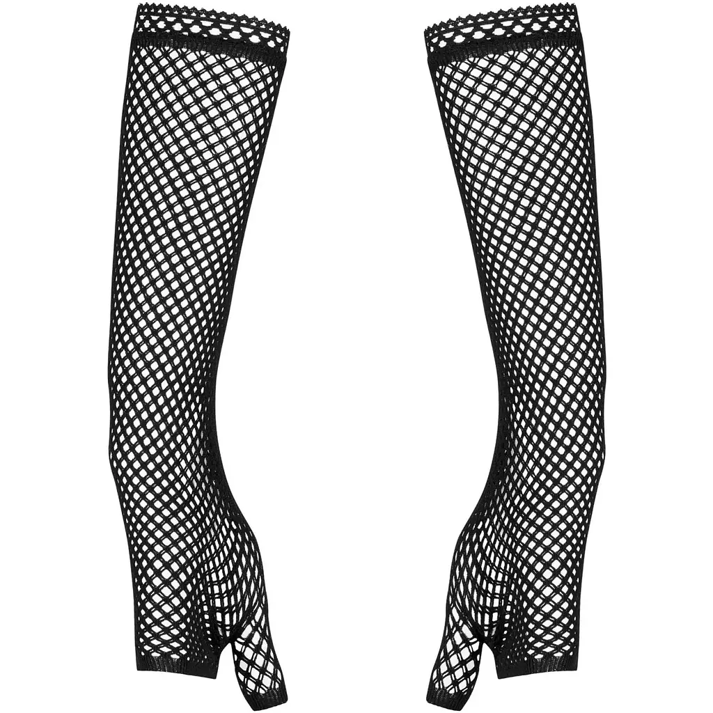 Сітчасті мітенки Obsessive Darkie mittens, Black - фото 2