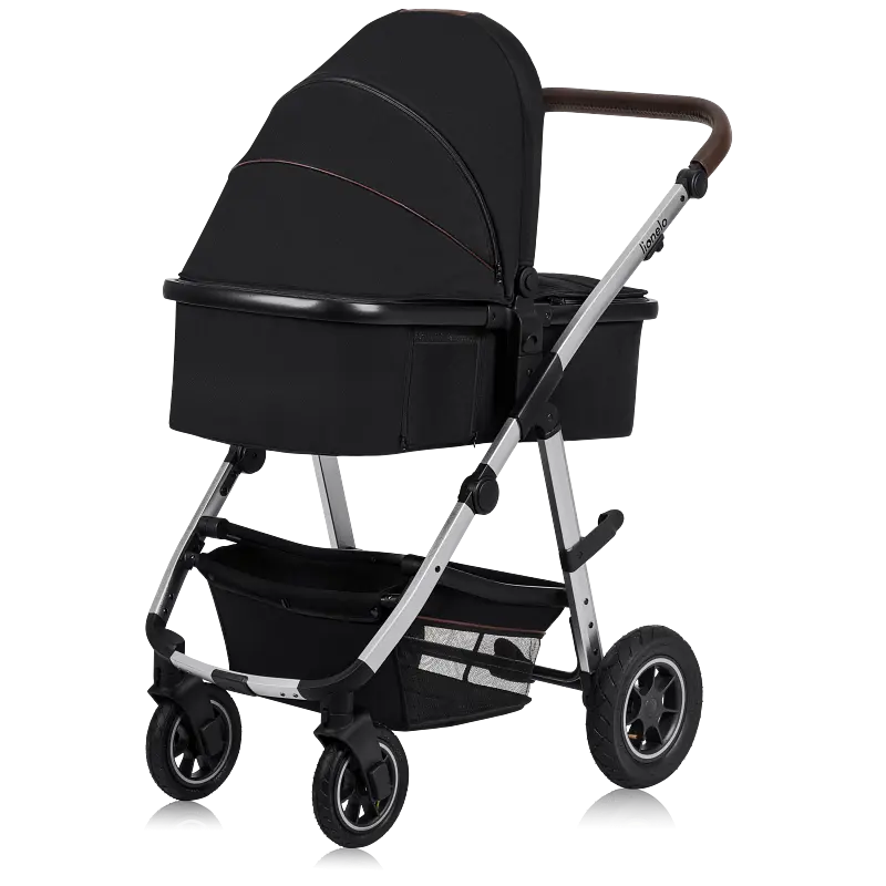Універсальна коляска Lionelo Amber 3в1 Black Silver (LO-AMBER BLACK SILVER (3in1)) - фото 4