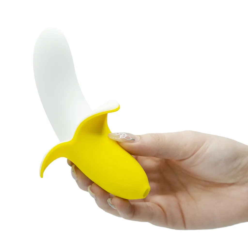 Вібратор-банан Banana Bliss Mini Silicone Vibrator, вагінально-кліторальна стимуляція, 10 режимів - фото 4