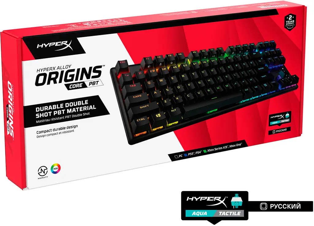 Клавіатура HyperX Alloy Origins Core PBT HX Aqua [639N9AA] [82131] - фото 9