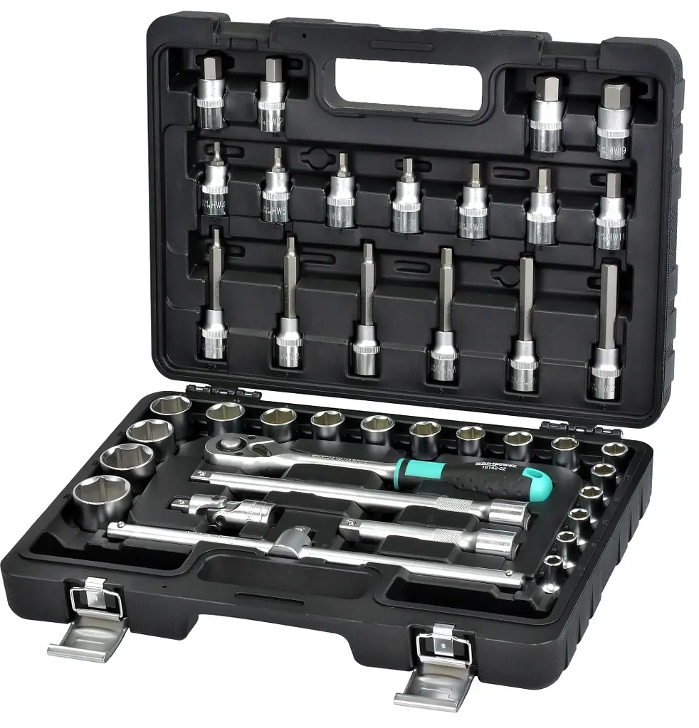 Набір головок зі вставкою Whirlpower 1/2" 8-32 мм (40 шт)
