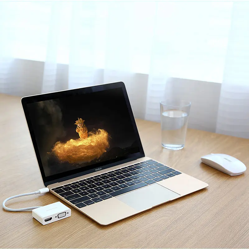Перехідник Ugreen USB 3.1 Type C HDMI + VGA MM123 Білий - фото 7