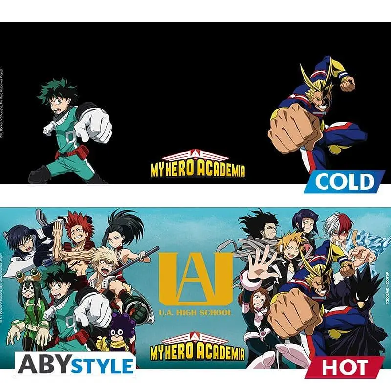 Чашка хамелеон MY HERO ACADEMIA Group (Моя геройська академія) 460 мл - фото 3