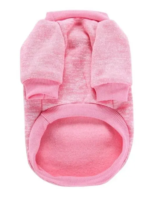 Кофта для собак та котів EcoToys Pink S ряба рожева A: 25 см B: 34 см C: 20 см 7130 - фото 2