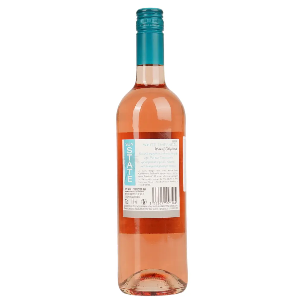 Вино Sun State White Zinfandel рожеве напівсухе 10.5% 0.75 л - фото 4