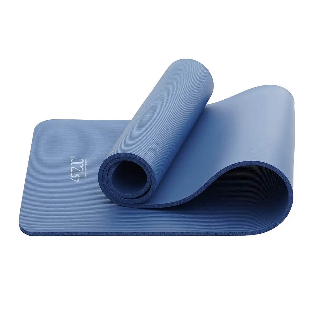 Килимок (мат) спортивний 4FIZJO NBR 180 x 60 x 1 см для йоги та фітнесу 4FJ0432 Navy Blue (P-5907739316974) - фото 6