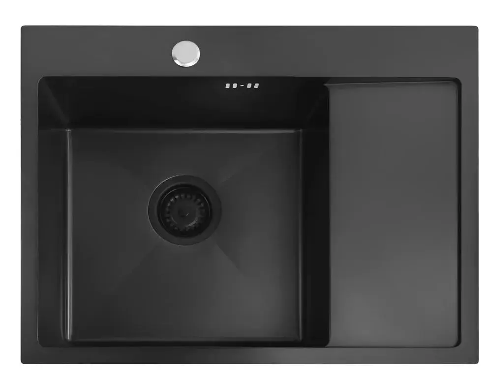 Кухонна мийка Rea Fin 620x480 мм black ZLE-06014