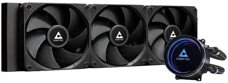 Водяне охолодження Chieftec Iceberg 360 DARK ARGB Black (CLC-360-BLK) - фото 4