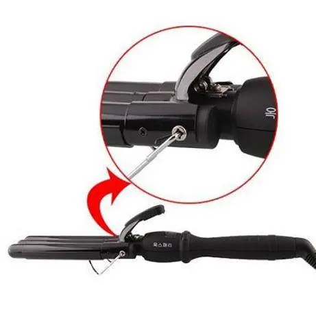 Плойка потрійна, керамічна PRO Mozer MZ 6621 - фото 3