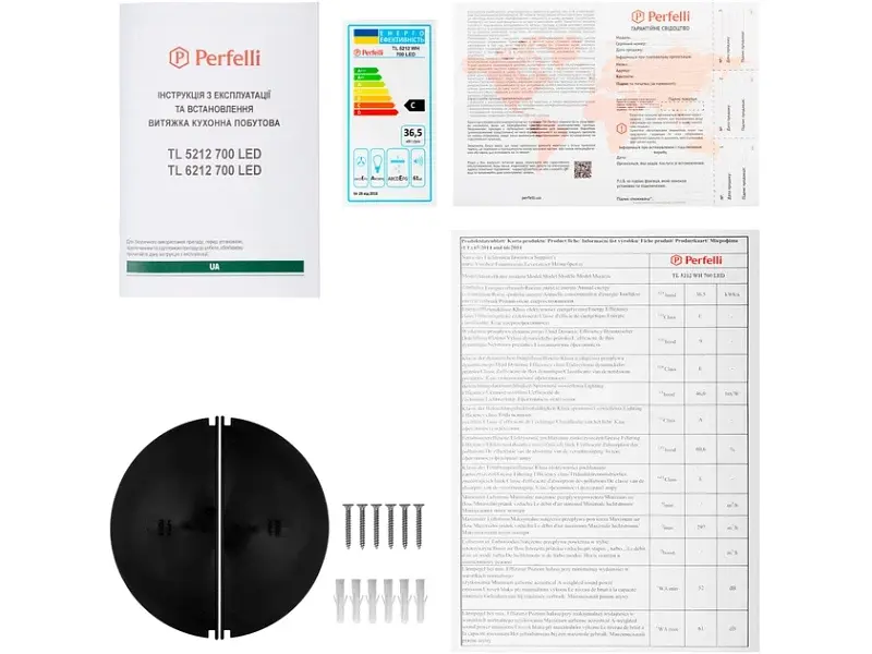 Витяжка Perfelli TL 5212 WH 700 LED - фото 11