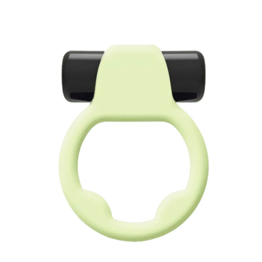 Ерекційне кільце Clara Morgane Pro Super Vibra Ring Phosphorescent, 4.5 см (зелений)
