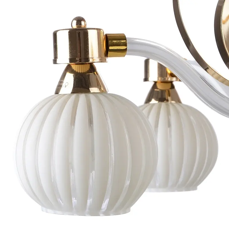 Люстра потолочная Brille с подсветкой LED E14 40W G (LK-513S/5) - фото 3