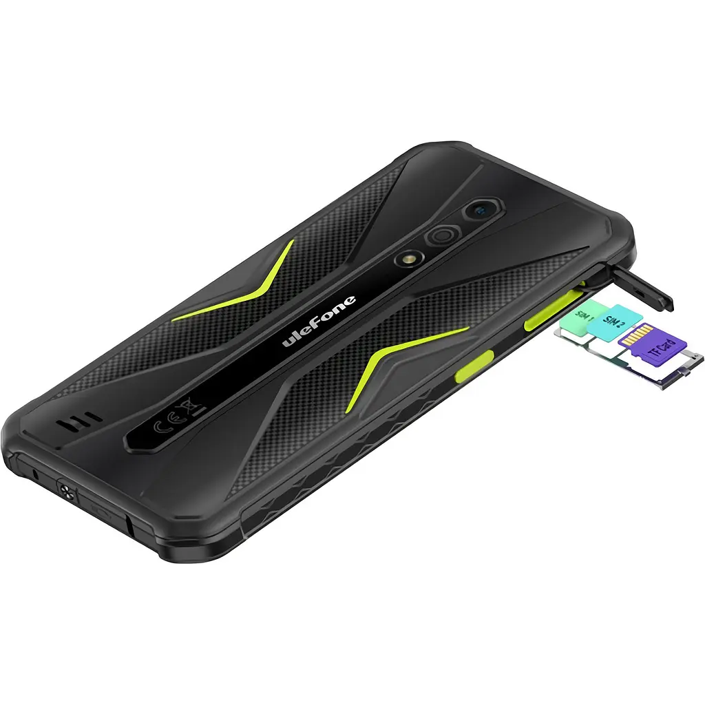 Смартфон Ulefone Armor X12 3/32GB Black/Green UA-UCRF [120613] - фото 11