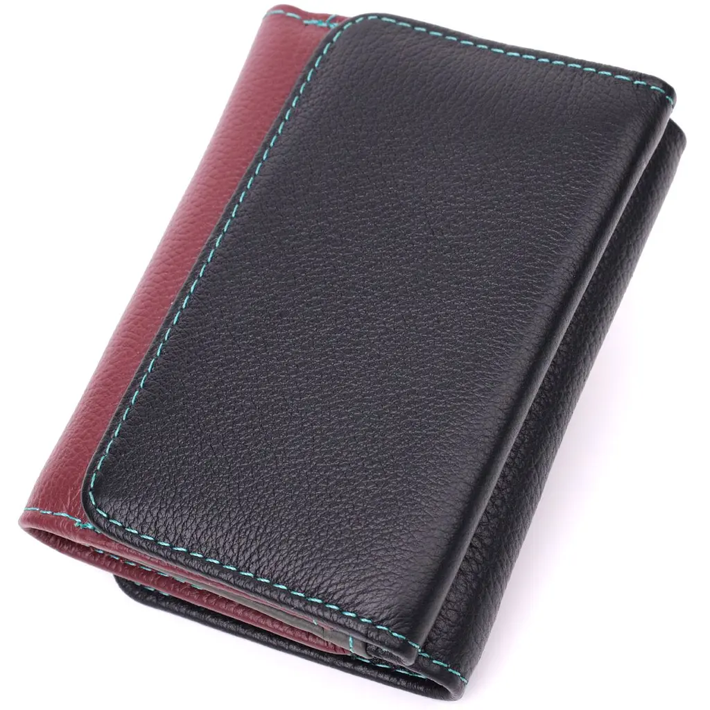 Зручний гаманець для дівчат із натуральної шкіри ST Leather 22497 різнокольоровий - фото 6