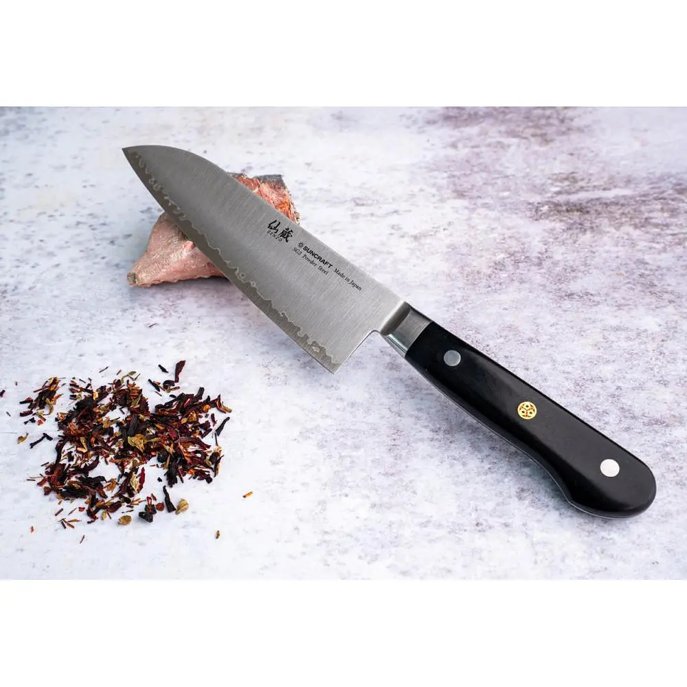 Японский нож Santoku Suncraft Senzo Professional (MP-03) - фото 4
