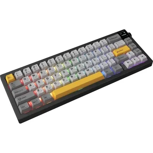 Клавіатура бездротова AK650, Starry Night Grey, Bluetooth / USB 2.4GHz / Type-C, механічна (пе Ajazz teh0028296 - фото 5