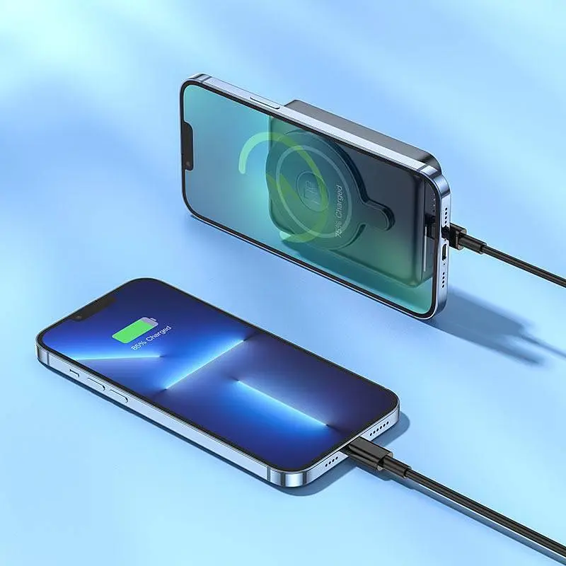 Внешний аккумулятор Hoco Q11 Expressar с беспроводной зарядкой Apple Watch и Magsafe - фото 4