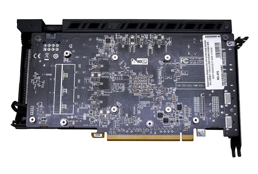 Відеокарта AMD Radeon RX 470 8GB Sapphire Nitro DVI Miner Edition (11256-59) Б/В - фото 3
