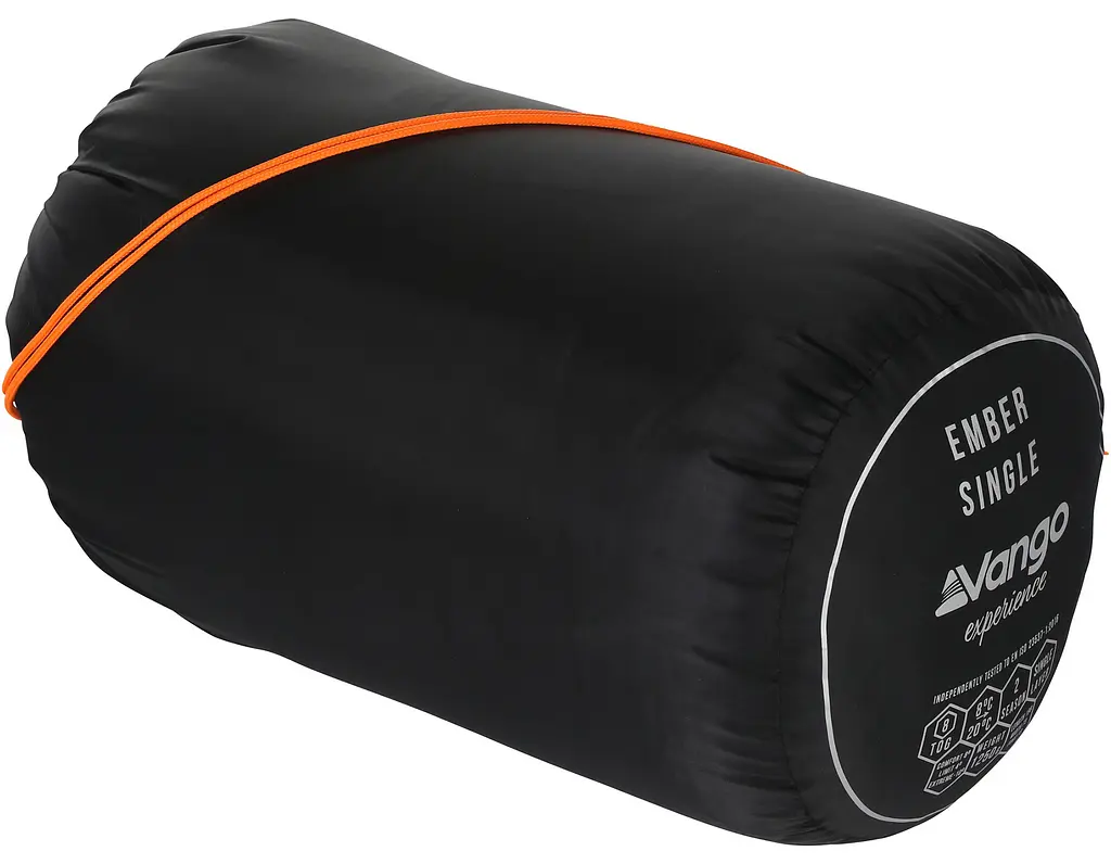 Спальний мішок Vango Ember Single/+4°C Black Left (SBQEMBER B05TJ8) - фото 3