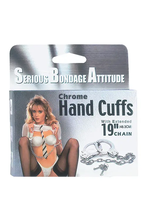 Наручники Chrome Handcuffs Metal Handcuffs W. Key - фото 2