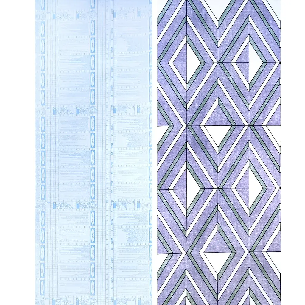 Самоклеюча плівка Sticker Wall SW-00001257 Зелені ромби 0,45х10м - фото 2