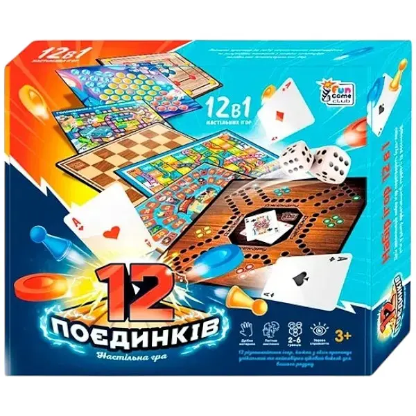 Гра 12 поєдинків 4FUN Game Club різнокольоровий ЦБ-00245707 - фото 2