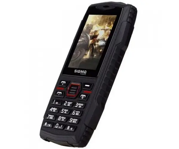 Мобільний телефон Sigma mobile X-treme AZ68 чорно червоний (4827798374924) - фото 3