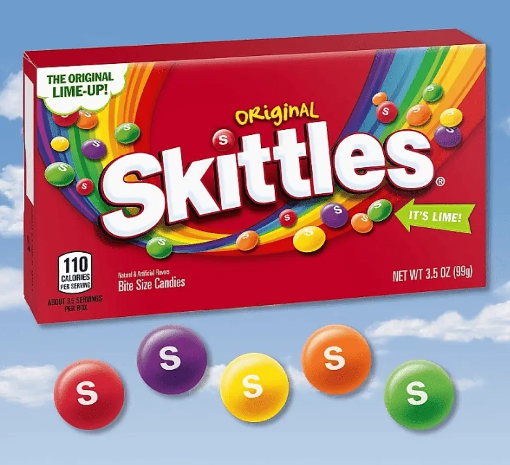 Драже Skittles Original Chewy Candy Theater Box 99г - фото 7
