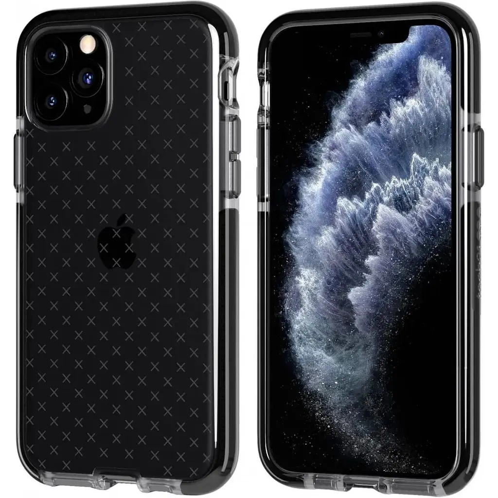Противоударный чехол Tech21 Evo Check для iPhone 11 Pro (5.8") Smokey Black T21-7227 - фото 7