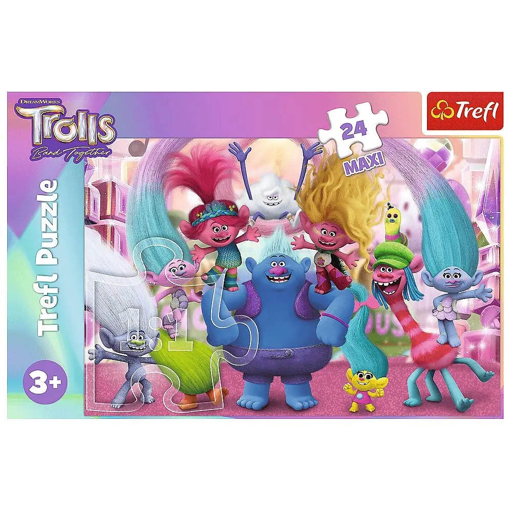 Пазлы Trefl В мире троллей Maxi 24 элементов - фото 3